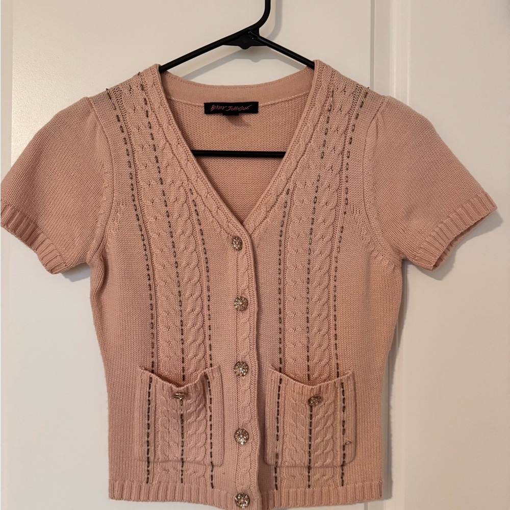 Vintage betsey Johnson Cardigan 2008